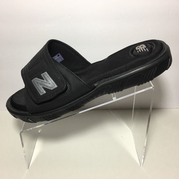 mens slide sandals with memory foam